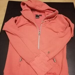 Bench sweater on hood